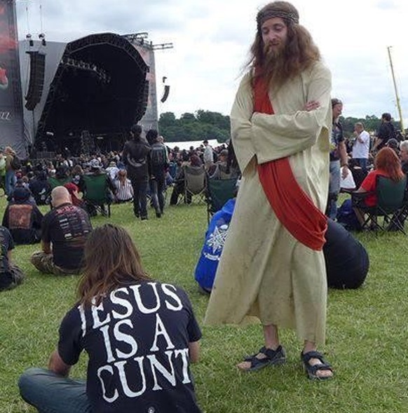 Festival Fail: Jesus ist ein Arsch
