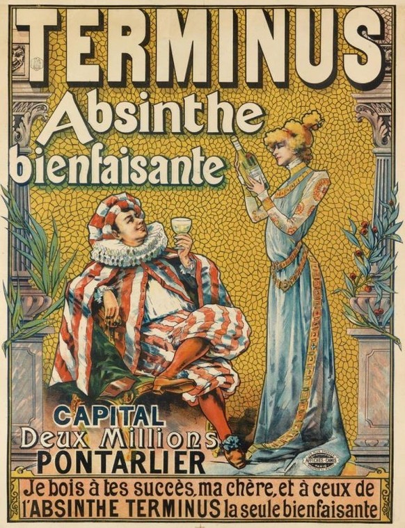 Nicolas Francisco Tamagno (1862–1933) Absinth-Werbung