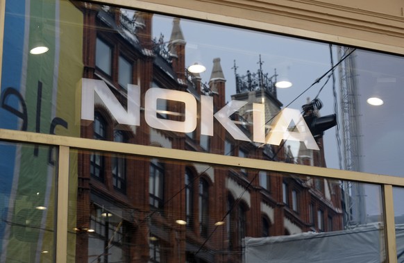 epa08984078 (FILE) - A file photo dated 27 January 2011 of a detail of a Nokia Store in Helsinki, Finland (re-issued 03 January 2021). Nokia is to publish its full year and 04th quarter 2020 results o ...