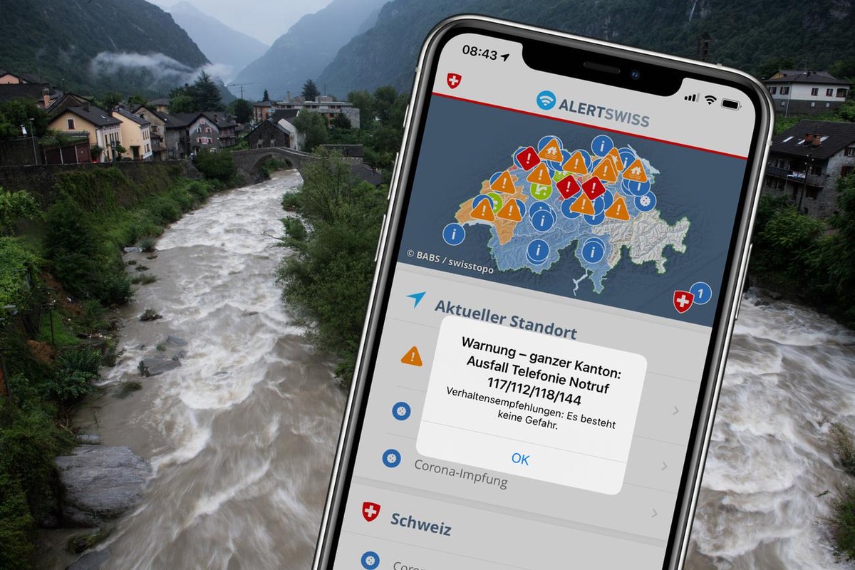 Ausfall der Notrufdienste in einer Unwetter-Nacht im Juli 2021.