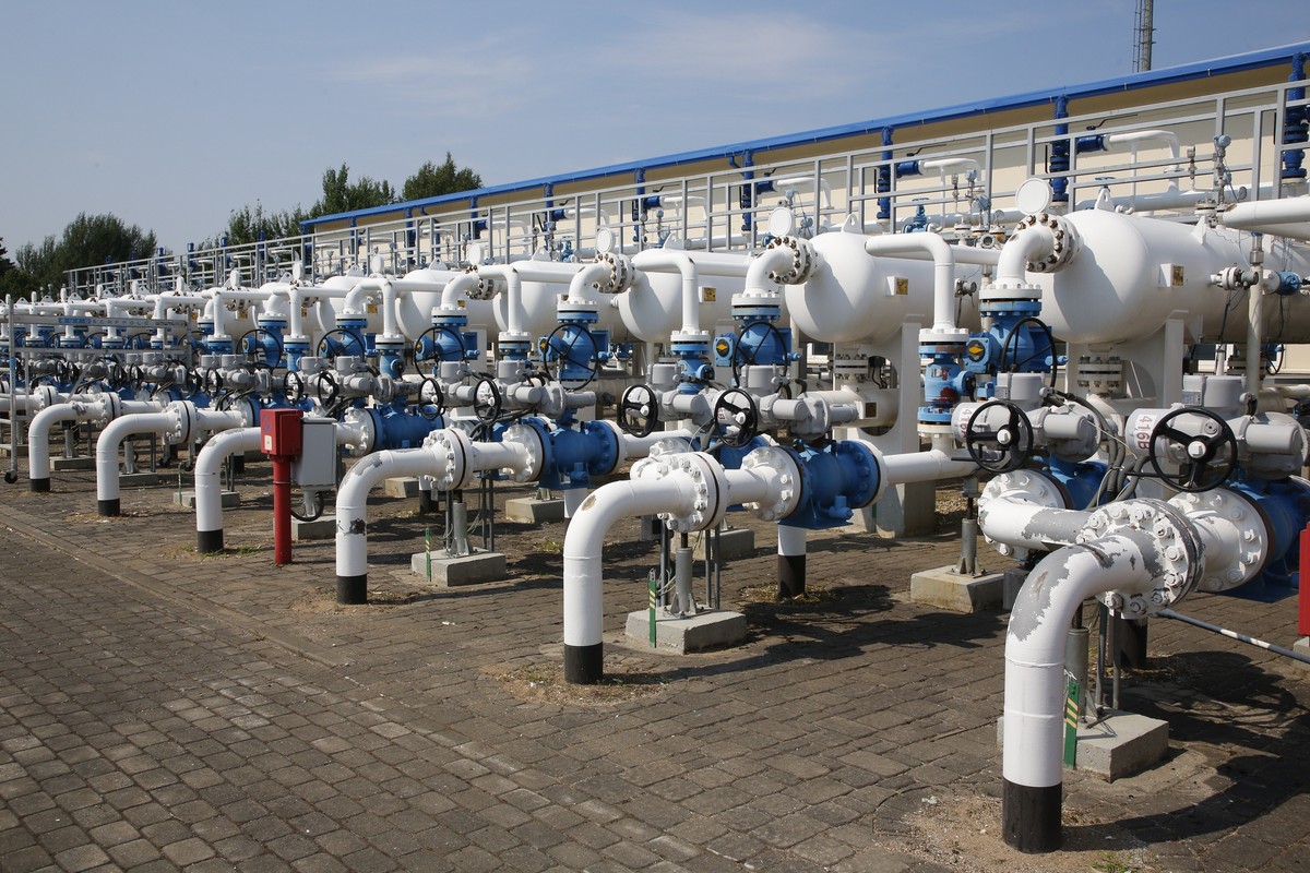 A view of the In��ukalns underground gas storage of JSC the ��Conexus Baltic Grid", the independent company in Ragana village, Latvia, Wednesday, July 14, 2021. Russia's state-owned natural  ...