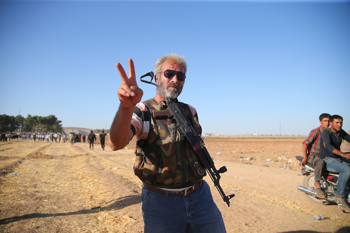 Kämpfer der syrisch-kurdischen Miliz YPG.