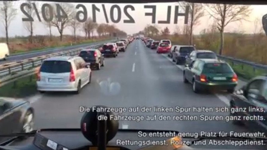 Rettungsgasse