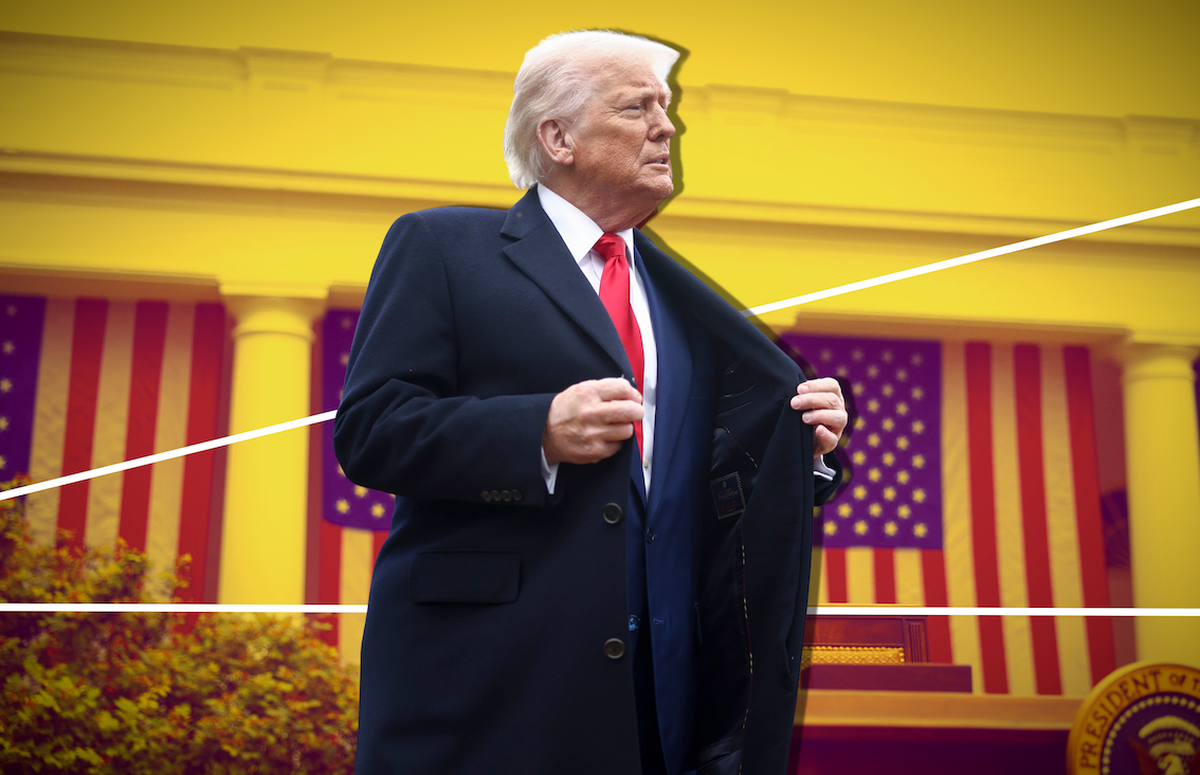 Trump lors du désormais infâme «Liberation day».