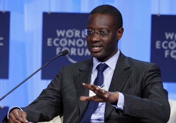 ZUM ANGEKUENDIGTEN RUECKTRITT VON CS KONZERNCHEF BRADY DOUGAN (UND DER BESTIMMUNG SEINES NACHFOLGERS TIDJANE THIAM) STELLEN WIR IHNEN FOLGENDES ARCHIVBILD ZUR VERFUEGUNG - Tidjane Thiam, Group Chief E ...