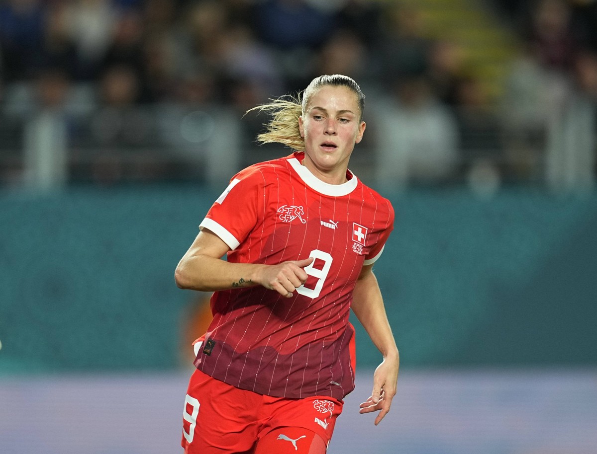 : 2023 August 05 2023: Ana Crnogorcevic Switzerland looks on during a game, , at , , . Kim Price/CSM/Sipa USA Credit Image: Kim Price/Cal Media/Sipa USA California USA NOxUSExINxGERMANY PUBLICATIONxIN ...