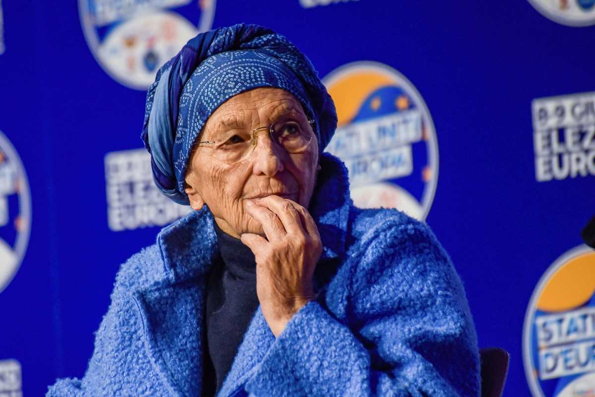 Launch of the United States of Europe list, in Rome, Italy - 17 May 2024 Emma Bonino, leader of the Europa party, attends in the launch event of the electoral campaign of the United States of Europe l ...