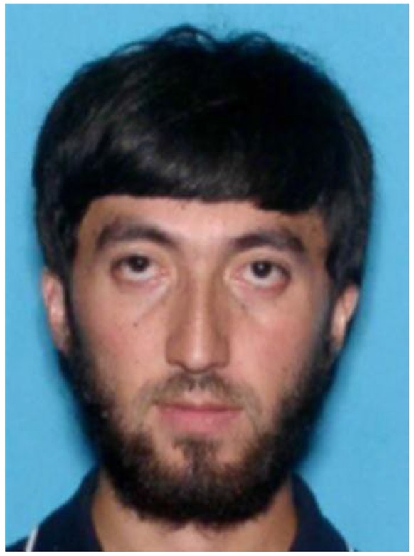 epa06302863 Handout image released by the Federal Bureau of Investigation (FBI) of Mukhammadzoir Kadirov whom the FBI is looking for information about in connection with the 31 October 2017 truck atta ...