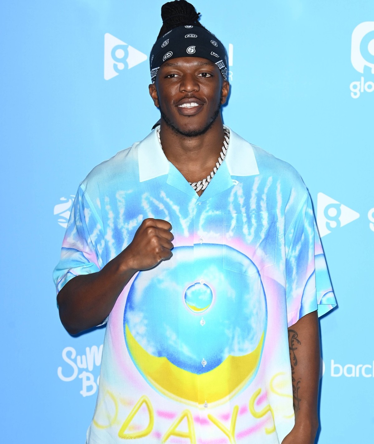 Capital FM Summertime Ball - London KSI at the Capital FM Summertime Ball, Wembley Stadium, London. Credit: Doug Peters/EMPICS PUBLICATIONxNOTxINxUKxIRL Copyright: xDougxPetersx 67401088