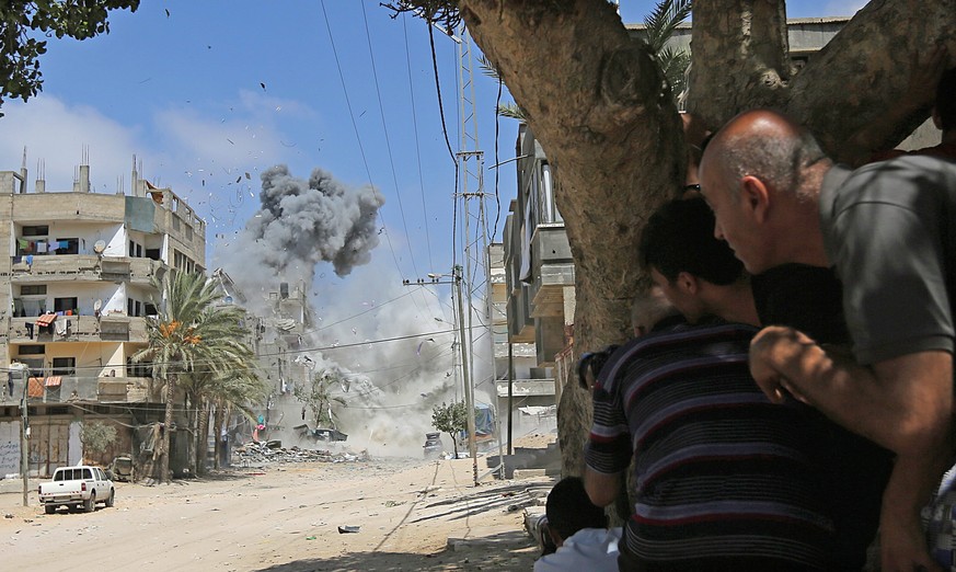 Gaza City ist weiterhin unter Beschuss.
