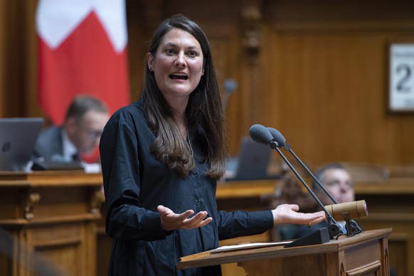 Tiana Angelina Moser, GLP-ZH, spricht an der Herbstsession der Eidgenoessischen Raete, am Donnerstag, 27. September 2018 im Nationalrat in Bern. (KEYSTONE/Anthony Anex)