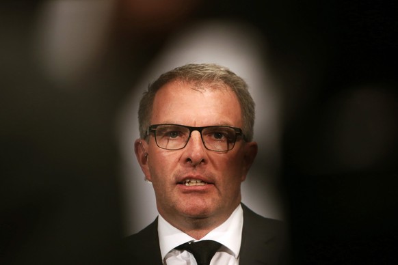 epa04677676 Carsten Spohr, Chief Executive Officer of Lufthansa AG, makes a statement on the Germanwings A320 crash over the French Alps in the Lufthansa Aviation Center in Frankfurt Main, Germany, 24 March 2015. Germanwings Flight 4U 9525 from Barcelona to Duesseldorf on 24 March crashed over Southern Alps in France with at least 140 passengers and six crew on board. Spohr returns from a visit to the site of the crash in Seyne Les Alpes, France.  EPA/Fredrik Von Erichsen