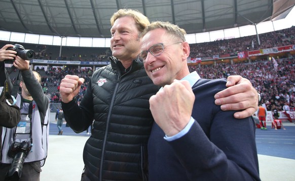 Die Leipzig-Macher: Trainer Ralph Hasenhüttl und Sportdirektor Ralf Rangnick.