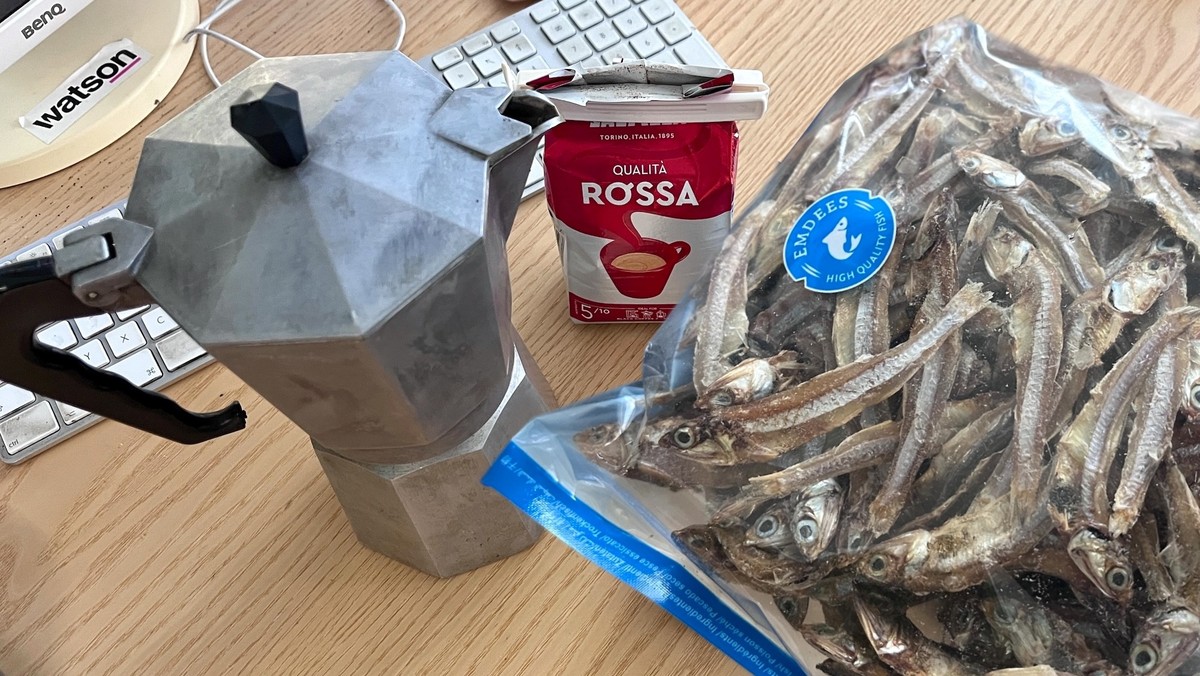 Sardellen-Kaffee. Watson macht den Selbsttest ... nur für Mutige!