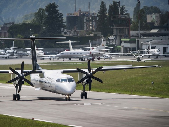 Der Kanton Tessin soll seine Beteiligung am Flughafen Lugano erhöhen. Doch die &quot;Bewegung für den Sozialismus&quot; hat bereits das Referendum angekündigt (Archivbild).