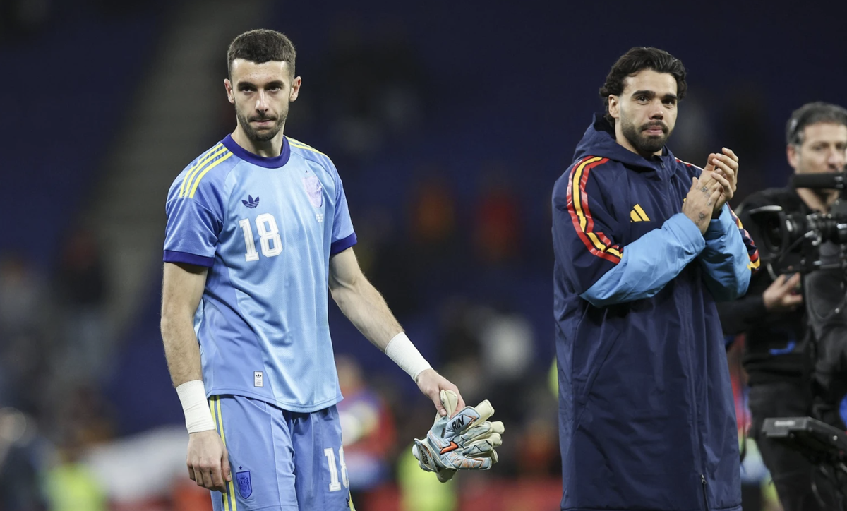 Joan Garcia et David Raya ne sont que les deuxième et troisième choix de l’Espagne à la Coupe du monde. (Photo d’archives)