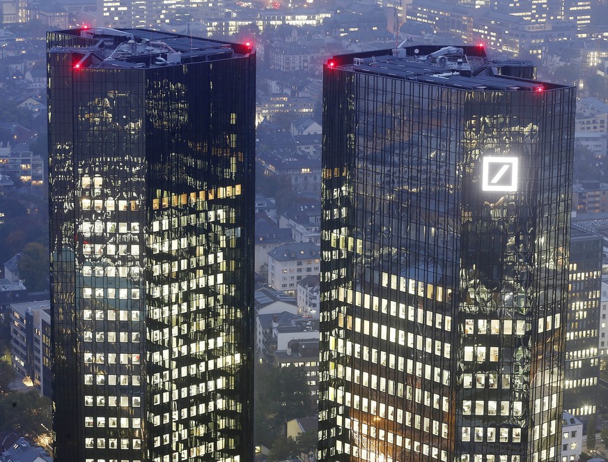 Hauptsitz der deutschen Bank in Frankfurt.