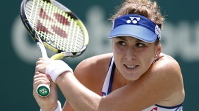 Nach einer bislang durchzogenen Einzel-Saison brilliert Belinda Bencic dafür im Doppel.