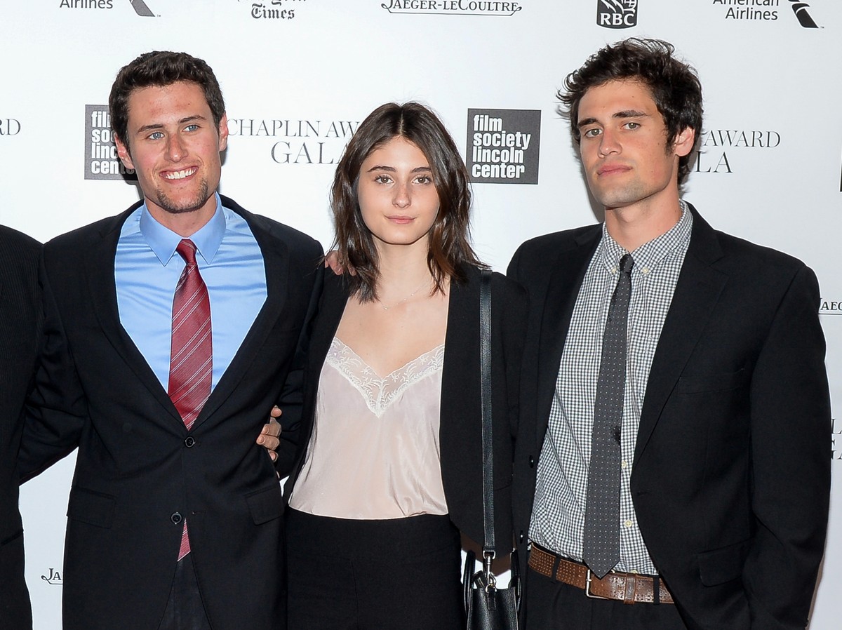 Jake Reiner, from left, Romy Reiner and Nick Reiner attend the 41st Annual Chaplin Award Gala honoring their father Rob Reiner at Avery Fisher Hall on Monday, April 28, 2014 in New York. (Photo by Eva ...