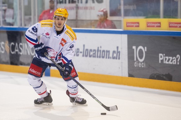 Zuerichs Topscorer Pius Suter im Eishockeyspiel der National League zwischen den Rapperswil-Jona Lakers und dem ZSC Lions am Samstag, 21. September 2019, in der St. Galler Kantonalbank Arena in Rapper ...