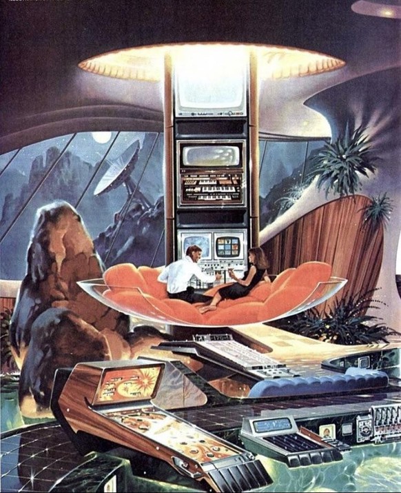 Moon Base Game Room by Paul Alexander

https://www.reddit.com/r/RetroFuturism/comments/115136s/moon_base_game_room_by_paul_alexander/