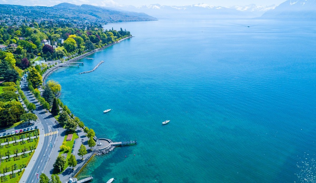 Lausanne Ufer Ouchy