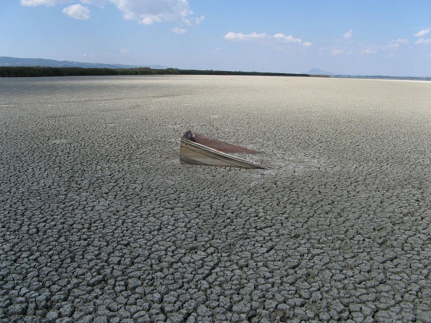 Moderne Schäden an Süsswasser-Ökosystemen – hier der Volvi-See in Nordgriechenland – bringen Arten schneller zum Verschwinden als der Asteroideneinschlag vor 66 Millionen Jahren.