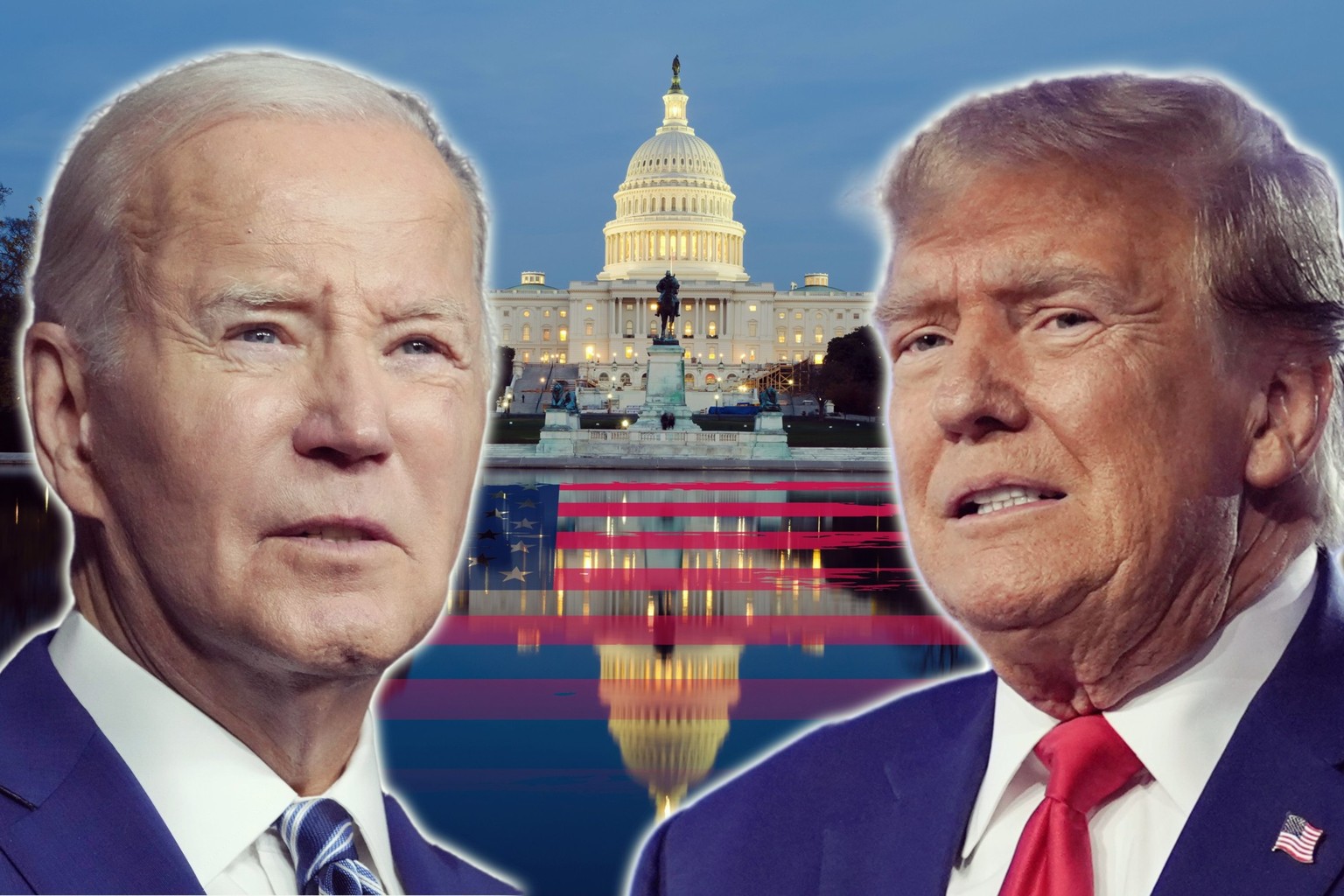 Joe Biden und Donald Trump treffen bei den US-Wahlen wohl wieder aufeinander. Alle Daten, Kandidaten und Umfragen.