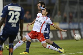 Cristian Ianu im Dress von Sion gegen seinen Ex-Verein FC Luzern.