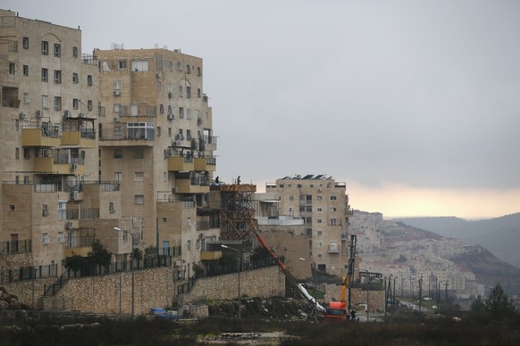 Siedlungsbau im Westjerusalemer Viertel Beitar Illit.