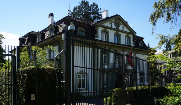 Blick auf die türkische Botschaft in Bern.