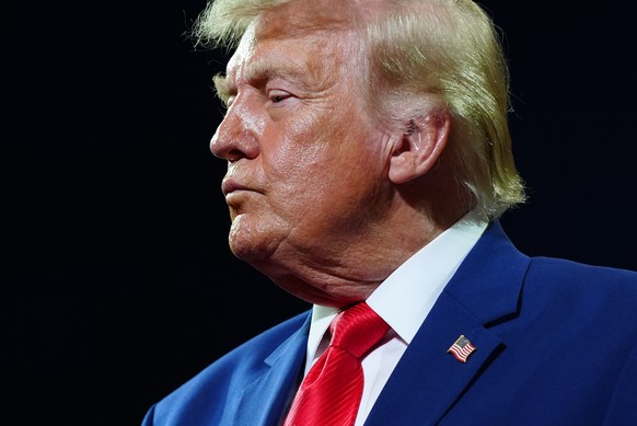President Donald Trump speaks at Wheeler High School, Wednesday, July 22, 2026, in Marietta, Ga. (AP Photo/Julia Demaree Nikhinson)
Trump