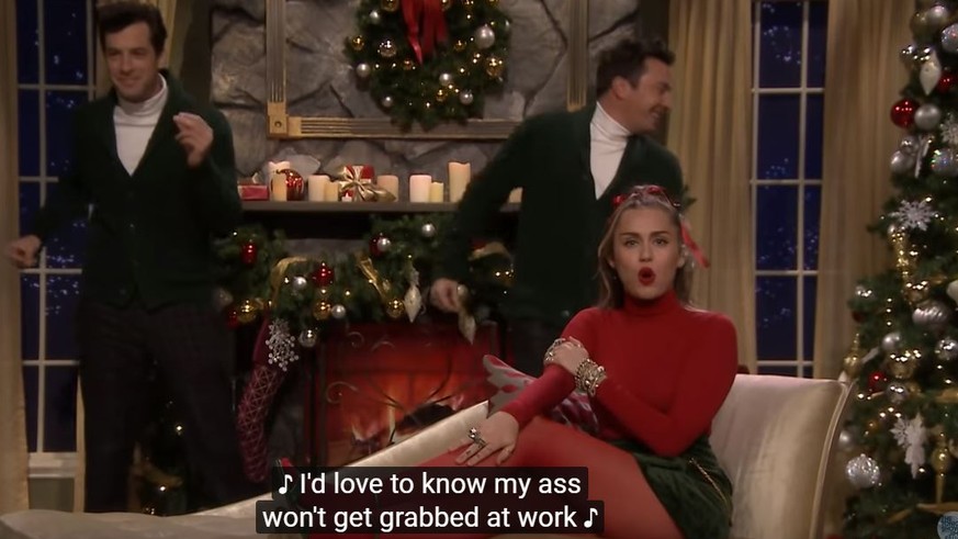Der Song «Santa, Baby» hat von Miley Cyrus ein feministisches Update erhalten.