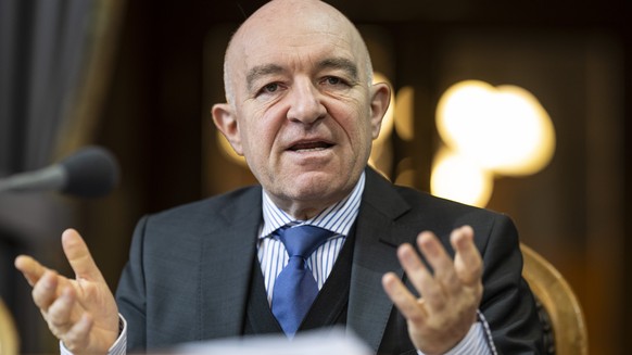 Daniel Jositsch, SP-ZH, spricht zur Kleinen Kammer, an der Fruehjahrssession der Eidgenoessischen Raete, am Donnerstag, 13. Maerz 2025 im Staenderat in Bern. (KEYSTONE/Alessandro della Valle)
