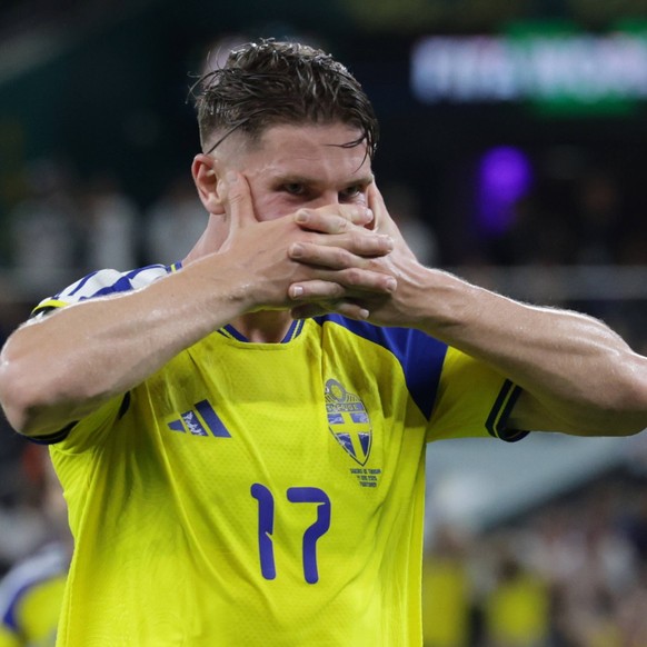 Tunisia V Scotland - 2026 FIFA World Cup, WM, Weltmeisterschaft, Fussball 1st Round Viktor Gyökeres 17 of Scotland national team, Nationalteam celebrating after scoring a goal during the Group F first ...