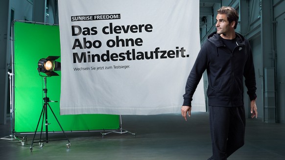 Roger Federer Kampagne Sunrise