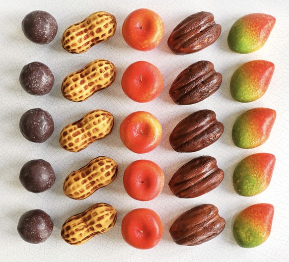 So sehen die viralen Früchtecakes von Cédric Grolet aus.