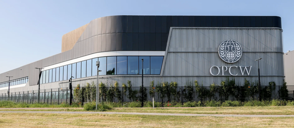 Das Gebäude der OPCW, die die Chemiewaffenkonvention überwacht.