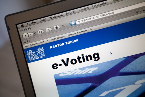 Zweifel am E-Voting-System.