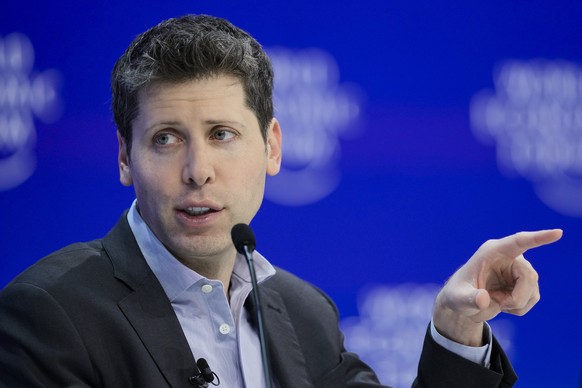 OpenAI CEO Sam Altman participates in the &quot;Technology in a turbulent world&quot; panel discussion during the annual meeting of the World Economic Forum in Davos, Switzerland, Thursday, Jan. 18, 2 ...