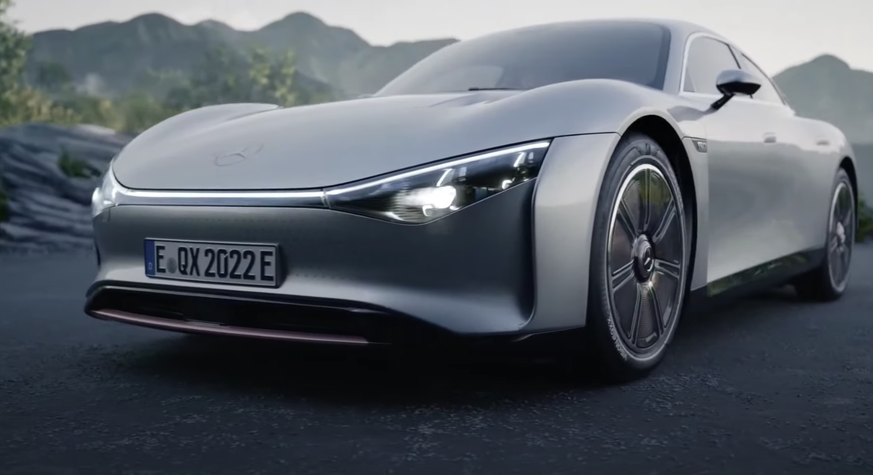 Der Mercedes-Benz Vision EQXX. Siehe auch Video unten.