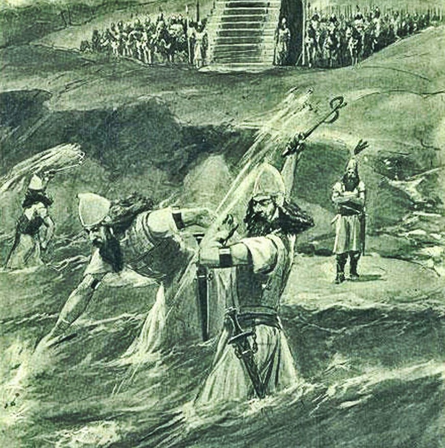 Nimm diese Peitschenhiebe, du Wasser der Bitternis!