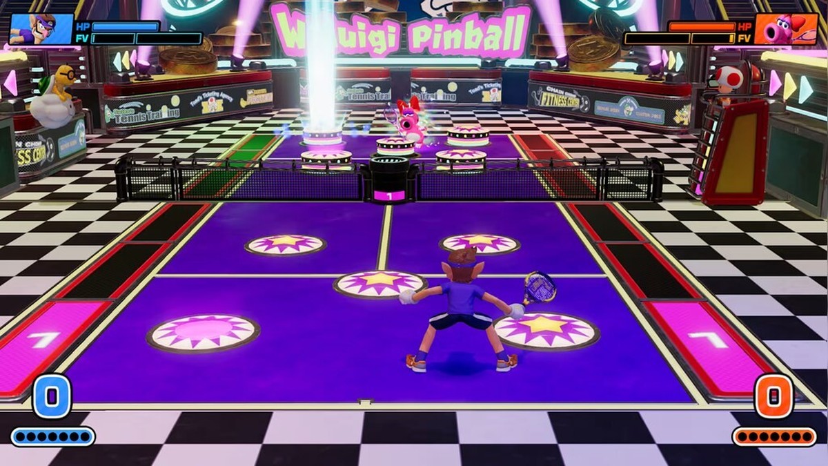 Manchmal entwickeln die Tennisplätze eine Art von Eigenleben.