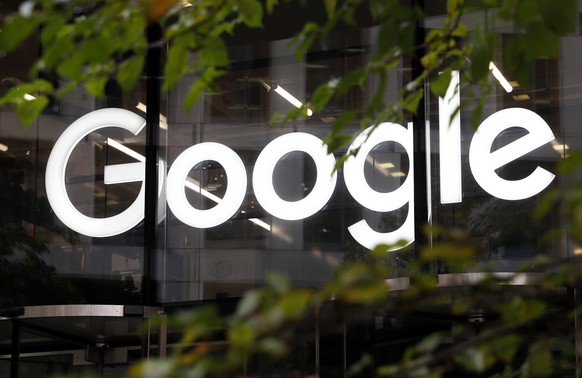 FILE - The Google logo is displayed at their offices on Nov. 1, 2018, in Granary Square, in London. Google announced Tuesday, March 21, 2023, it&#039;s allowing more people to interact with ?Bard,? th ...