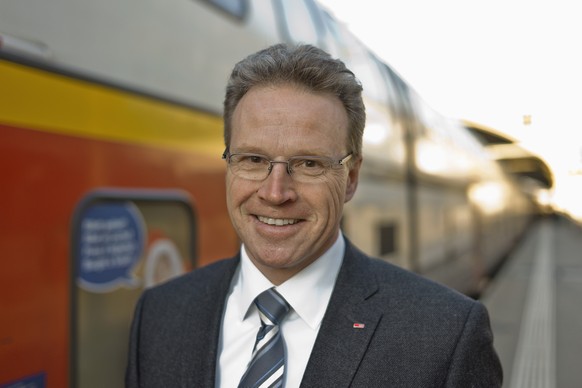 ARCHIV ? ZUM ANGEKUENDIGTEN RUECKTRITT AUF ENDE 200 VON SBB CEO ANDREAS MEYER STELLEN WIR IHNEN FOLGENDES BILDMATERIAL ZUR VERFUEGUNG - Andreas Meyer, CEO of Swiss Federal Railways SBB, pictured on Ja ...