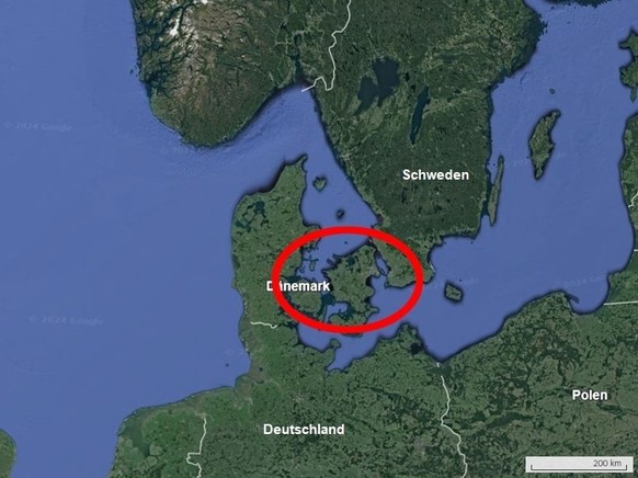 Lage Kleiner und Grosser Belt, Öresund