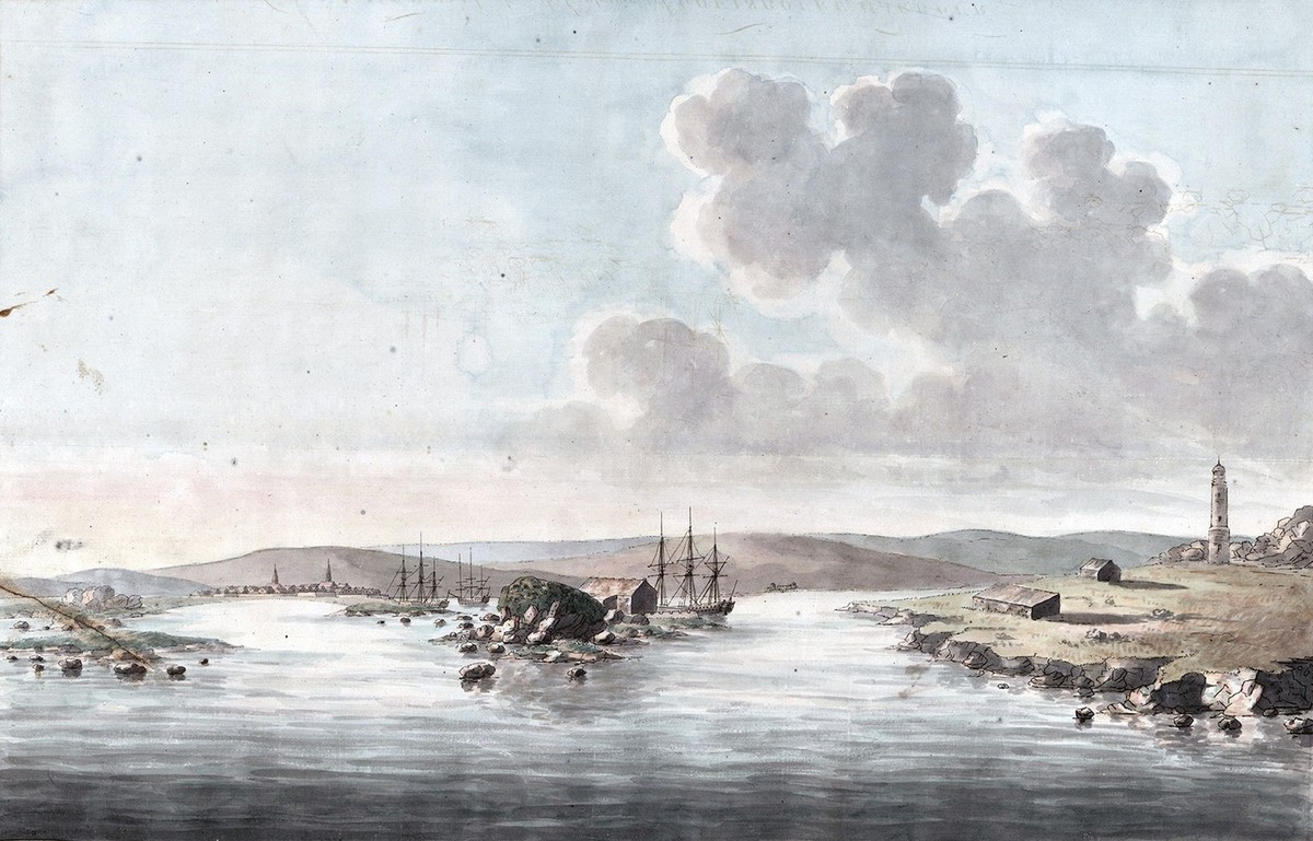Vue de Louisbourg, en 1778.
https://commons.wikimedia.org/wiki/File:The_Atlantic_Neptune,_published_for_the_use_of_the_Royal_Navy_of_Great_Britain,_LOC_75332517-9.tif