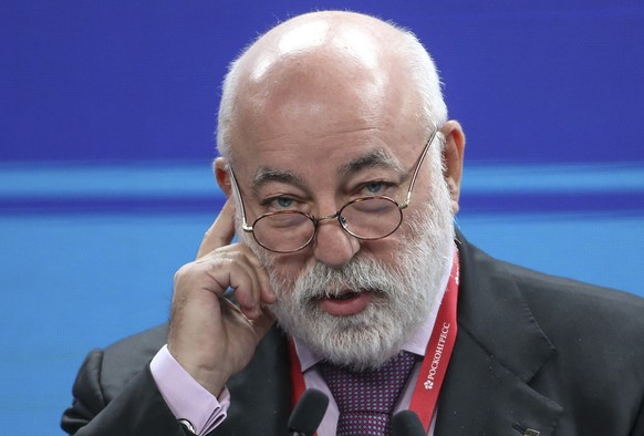 ARCHIVBILD ZUM URTEIL DES ZUERCHER HANDELGERICHTES IM FALL LAMESA/VEKSELBERG, AM DONNERSTAG, 3. DEZEMBER 2020 - FILE - In this May 25, 2018, file photo, Renova CEO businessman Viktor Vekselberg attend ...