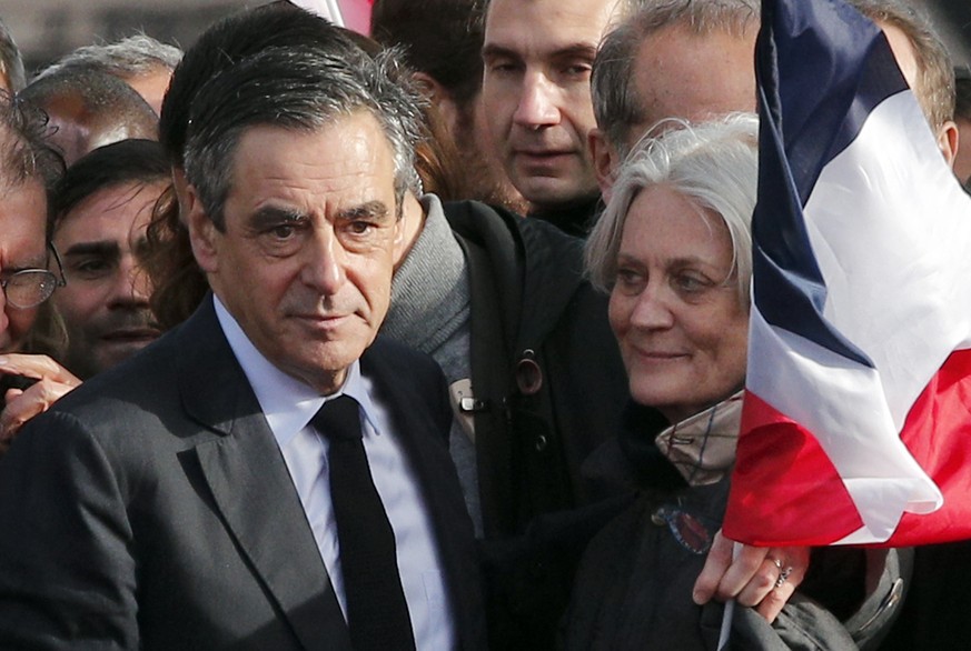 Die Vorwürfe werden immer happiger: François Fillon und seine Ehefrau Penelope.&nbsp;