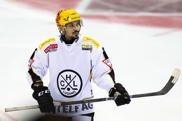 PostFinance Top Scorer Michael Joly (HCL), beim Eishockey Meisterschaftsspiel der National League zwischen SC Bern, SCB, und HC Lugano, HCL,, am Donnerstag, 2. Januar 2025, in der PostFinance Arena in ...